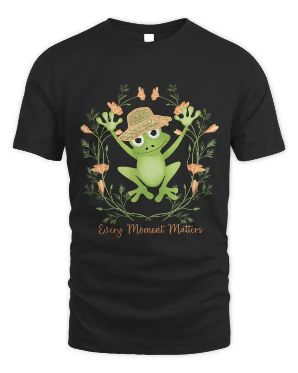 Froggy Frog with Hat Cute Cottagecore Aesthetic Frogs