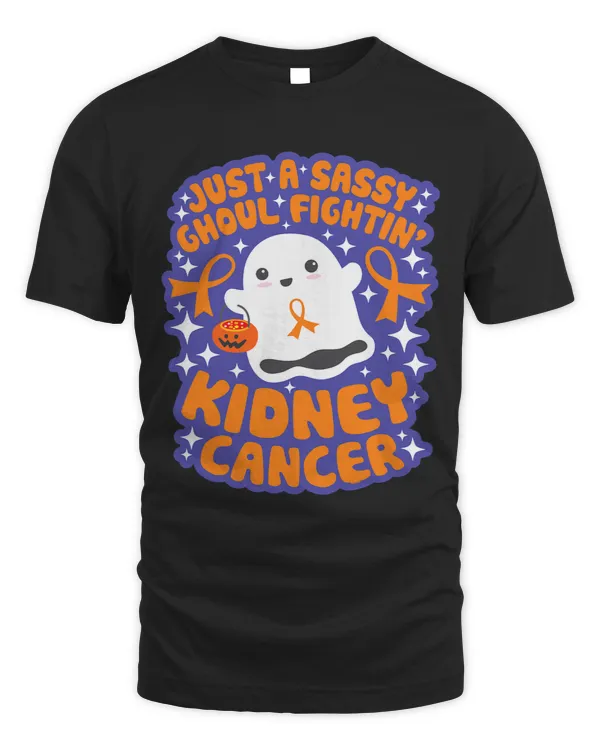 Fighting Kidney Cancer Quote Halloween Ghost Pumpkin Funny