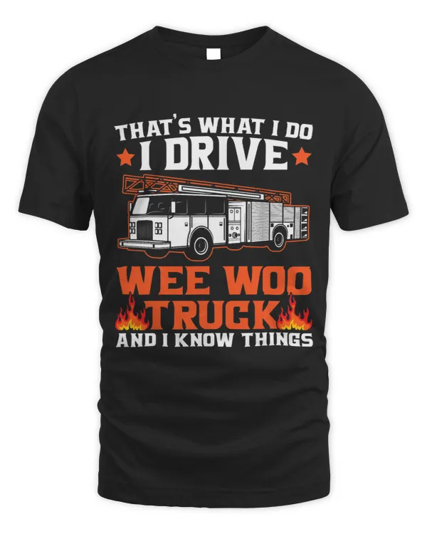 Fire Truck Fireman Wee Woo Fire Truck