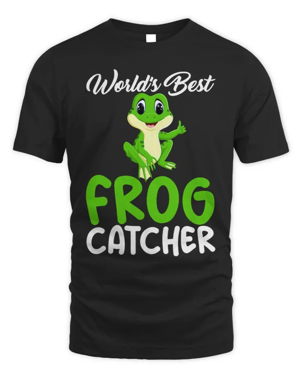 Froggy Frog Worlds Best Frog Catcher Hilarious Tee for Frogs Hunters Frogs