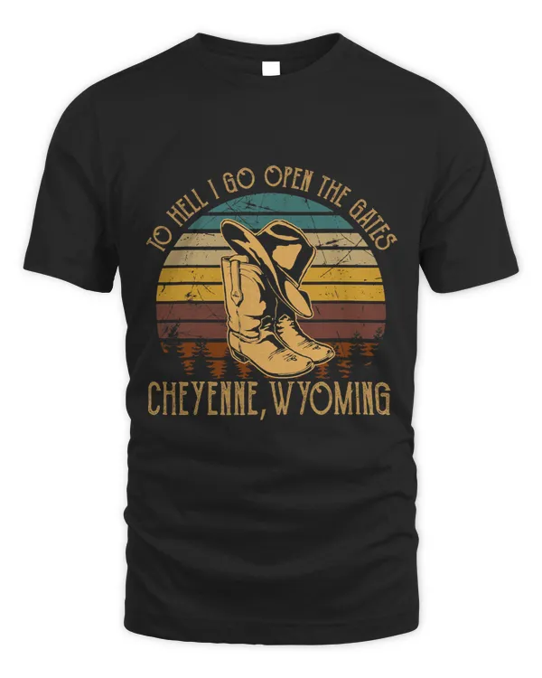 I Hell I Go Open The Gates Cheyenne Wyoming Cowboys Boots