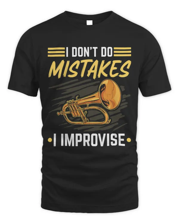 Flugelhorn Dont Do Mistakes Funny Jazz Flügelhorn Player