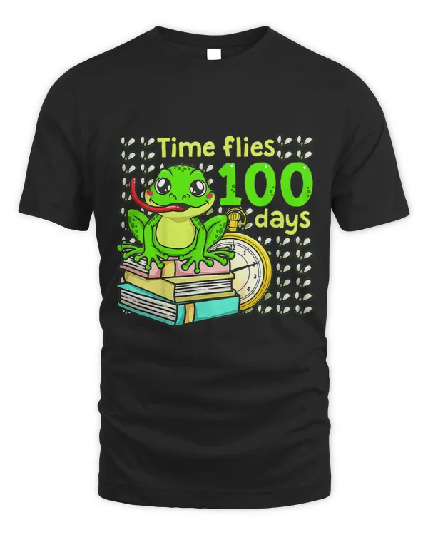 Froggy Frog Kids 100 Days Of School 100th Day Of School Frog For Kids 8 Frogs