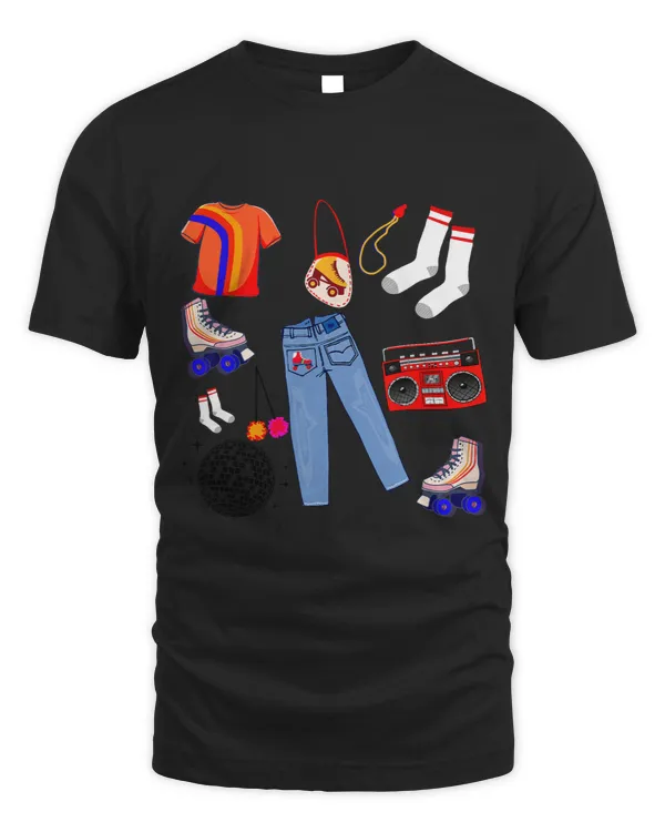 Radio Clothes Socks Roller Skates Disco Music