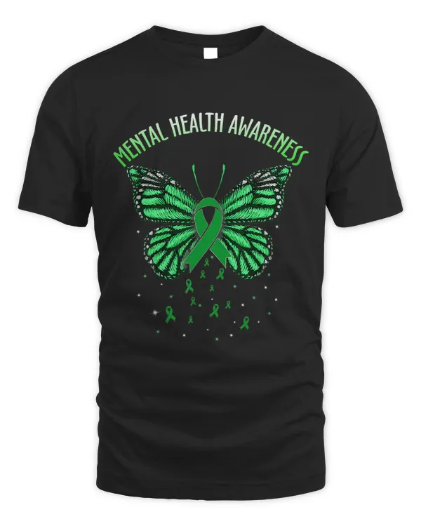 Mental Health Awareness Butterfly Men Women