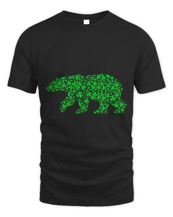 Polar Bear Lover Leprechaun Polar Bear St Patricks Day