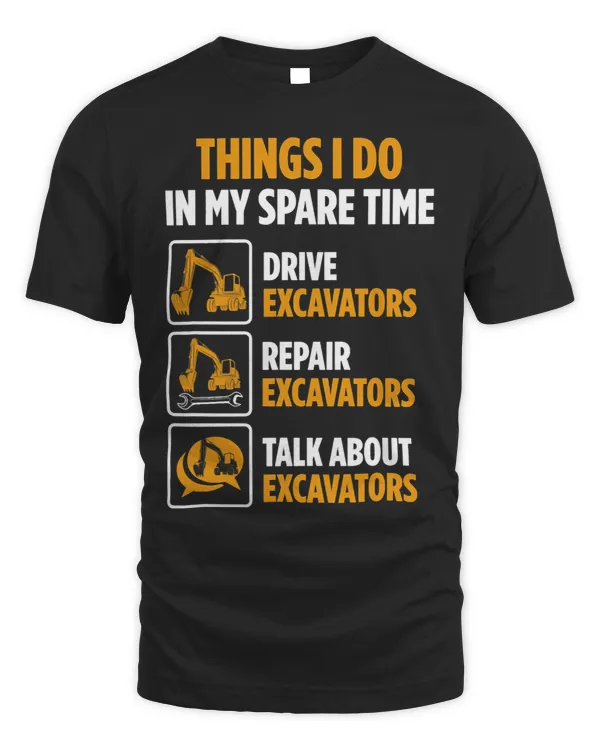 Heavy Machinery Operator Spare Time Repair Excavators