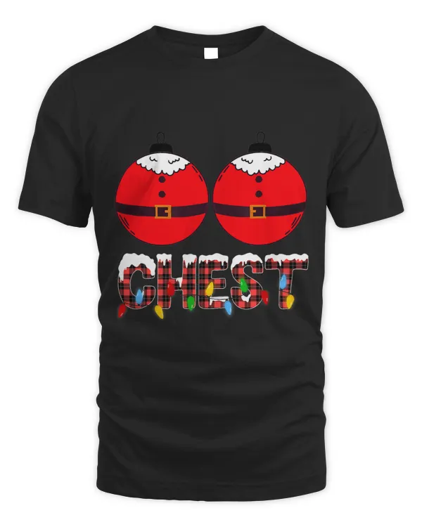 Funny Chest Christmas Couples Matching Chest Nuts Buffalo