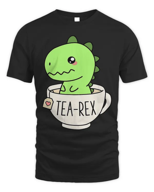 TeaRex Cute Dinosaur Kawaii Funny Dino Pun
