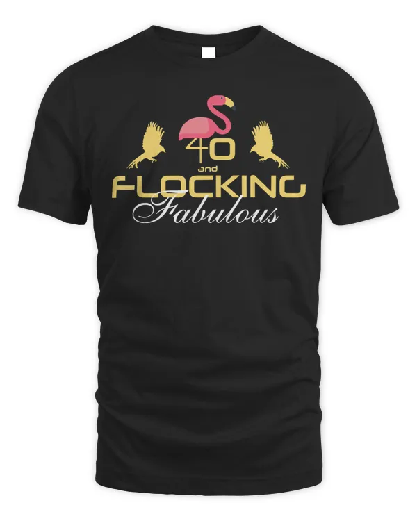 Pink Flamingo And Flocking Fabulous Classic TShirt Flamingos
