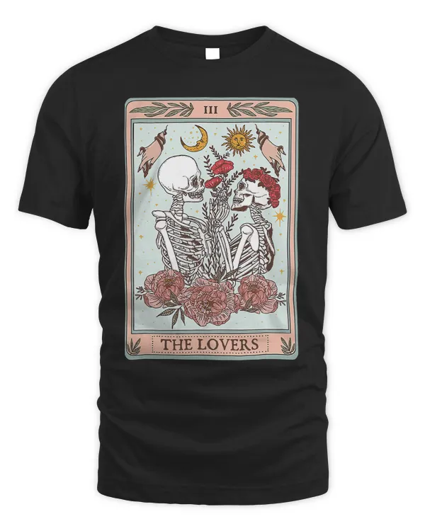 Aesthetic Skeleton The Lovers Tarot Card Reading Holder