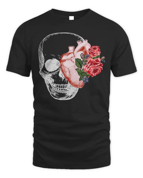 Skeleton Skulls Rose Heart Roses Skull Halloween Image Bones Skull