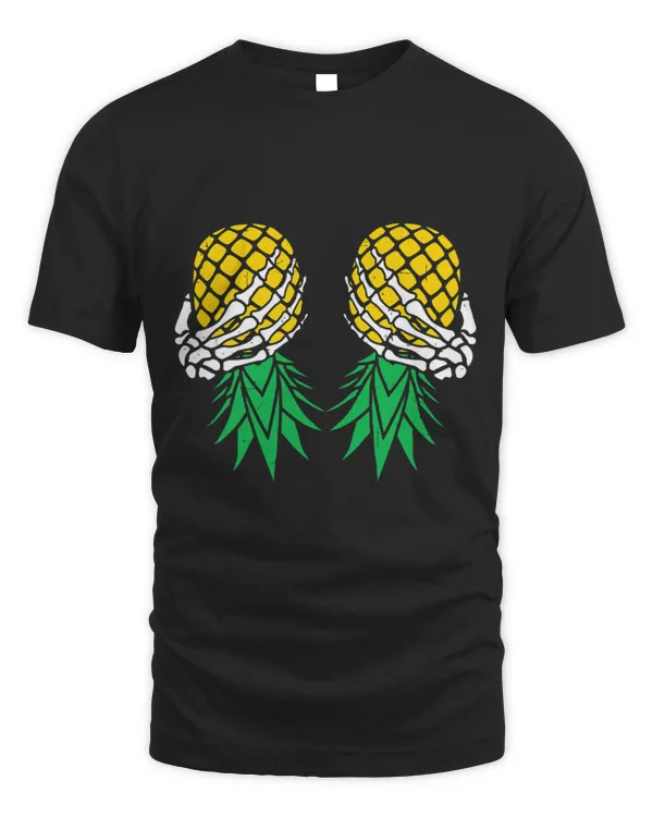 Skeleton Skulls Halloween Boob Upside Down Pineapple Swinger Skeleton Hand 2 Skull