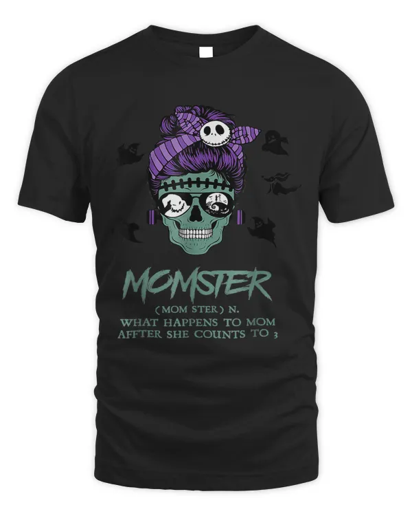Skeleton Skulls Funny Halloween Skull Momster Horror Mom Party Bandana Women 101 Skull