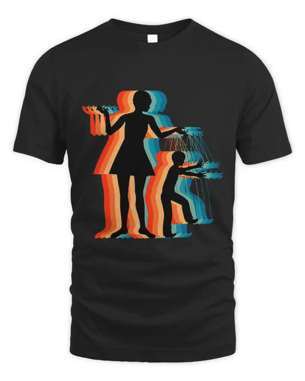 Mens Retro Puppetry Lover Vintage Puppetry Made in 70s