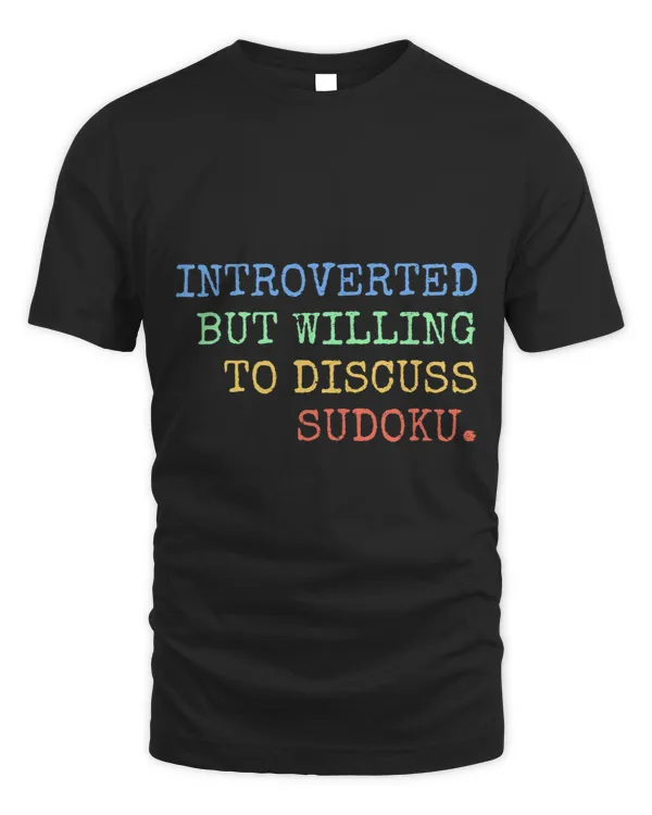 Introverted But Willing To Discuss Sudoku Retro