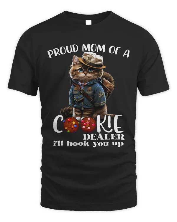 Scout Proud Mom Of A Cookie Dealer Girl Boy Troop Leader Cat