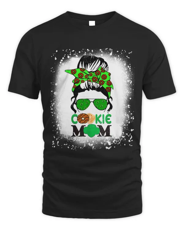 Scout Shirt Cookie Mom Girl Troop Messy Bun Sunglasses 1