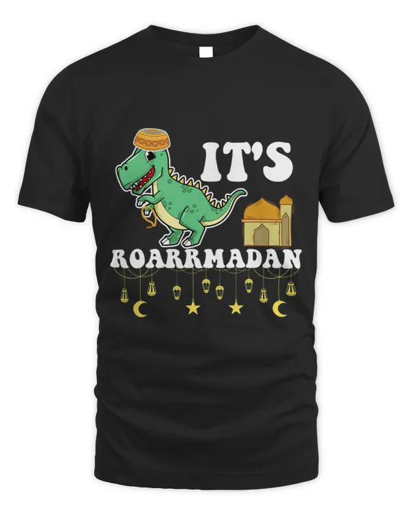 Its roarrmadan funny muslim trex Its ramadan funny tee