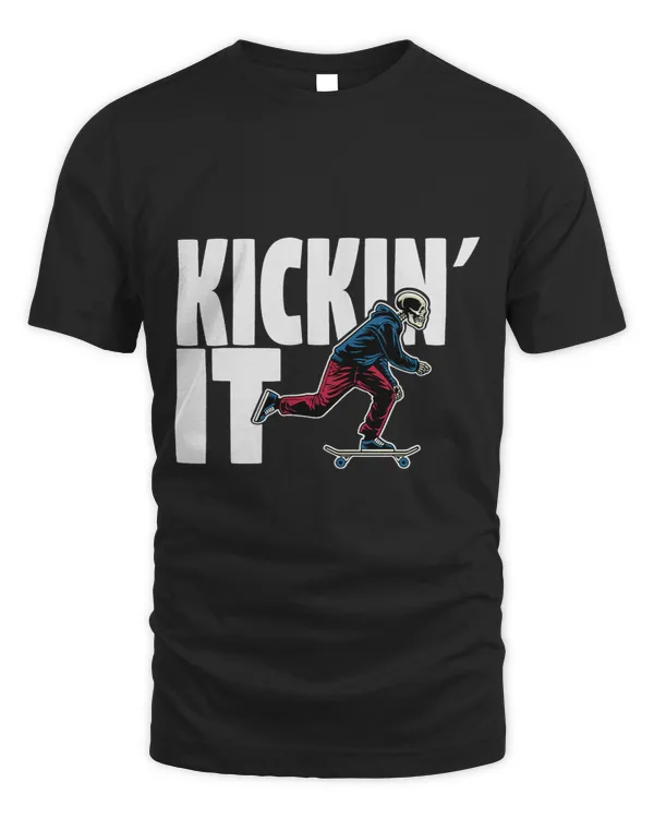 Skeleton Skulls Kickin It Skater Skeleton Skateboarding Cool Skateboard Skull