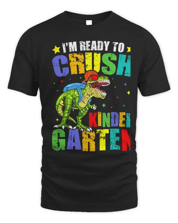 Im Ready To Crush Kindergarten T Rex Vintage Apparel
