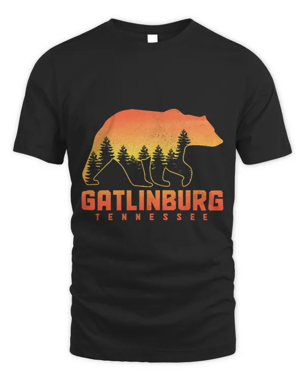 Gatlinburg Tennessee Bear Pride Hiking Camping Vintage