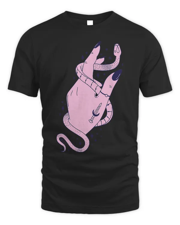Esoteric Hand with a Snake and a Dagger Esoteric Stars