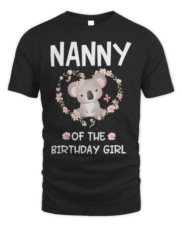 1st First Birthday Koala Bear Nanny Of The Birthday Girl