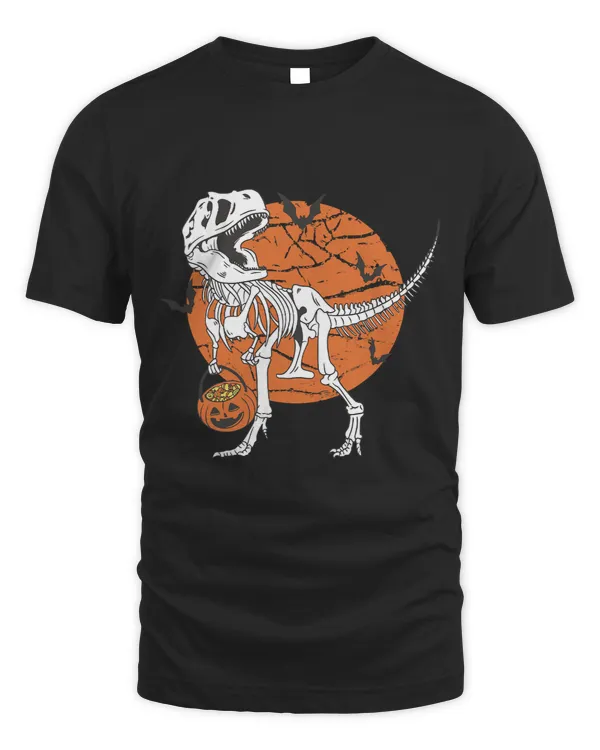 Skeleton Skulls TRex Dinosaur Halloween Boys Skull