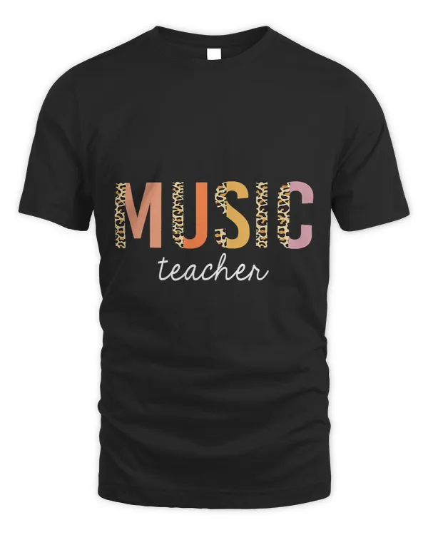 Leopard Music Teacher Cute Back To School Supplies Women