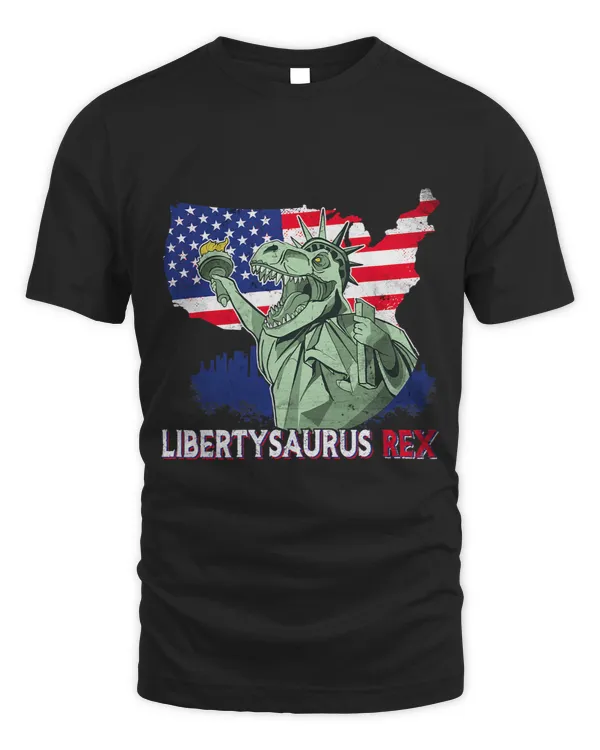 Libertysaurus T Rex American Flag Independence Day Merica