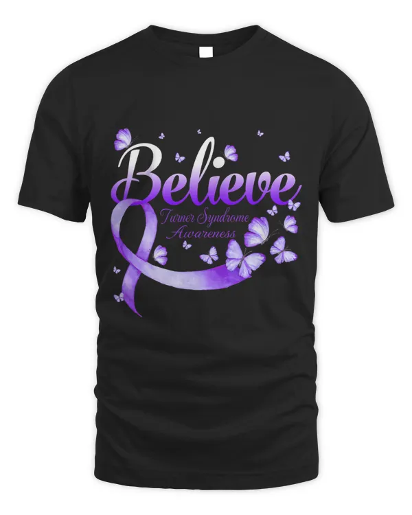 Believe Turner Syndrome Awareness Butterfly