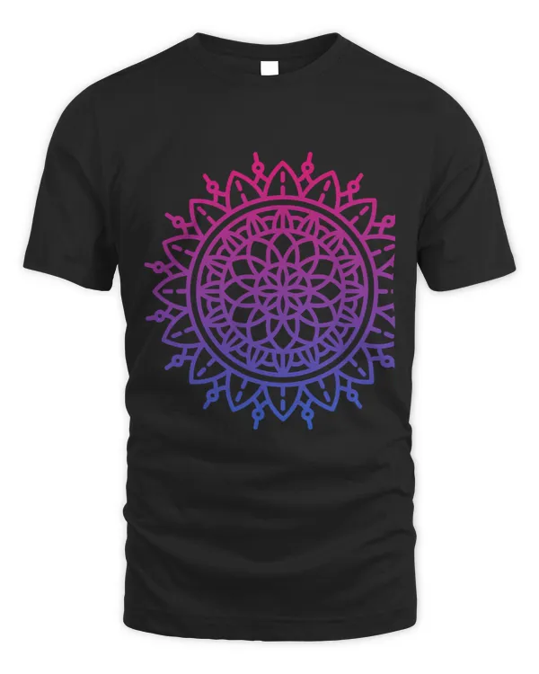 Bisexual Pride Subtle LGBTQ Mandala New Age Spiritual