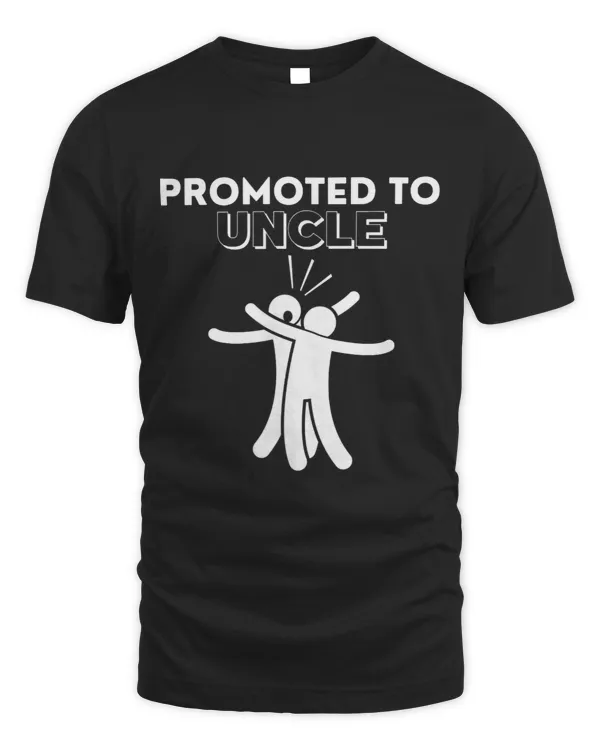 Funny Promoted to Uncle Chest Bump Stick Figures