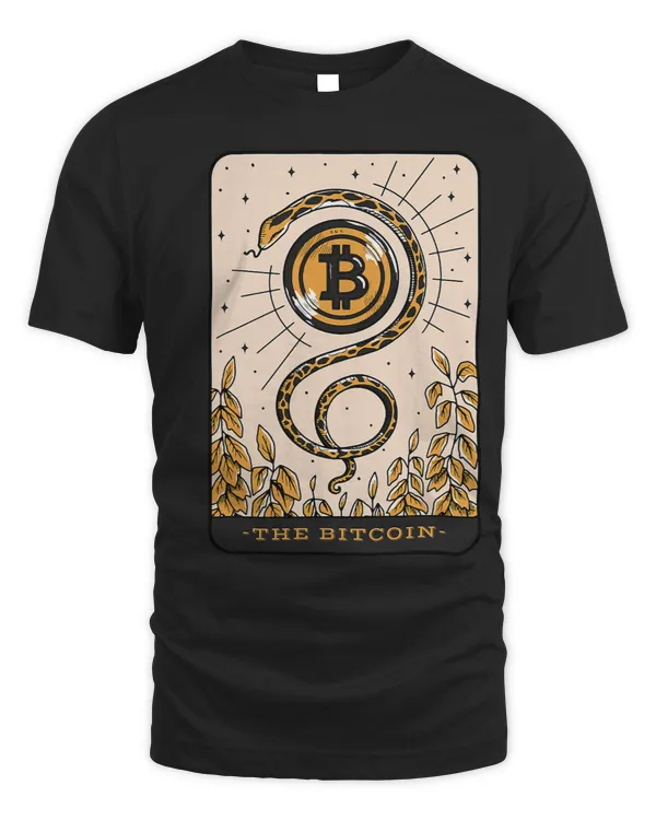 Bitcoin Cryptocurrency Serpent Snake Tarot Card