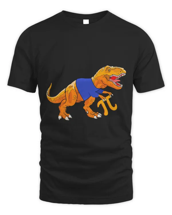 Funny T Rex Holding 3.14 Symbol Math Teacher Happy Pi Day