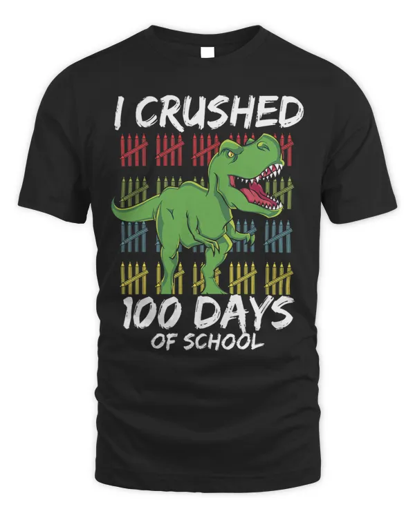 Funny Teacher T Rex Boys Kids Gift Dino 100 Days Of School