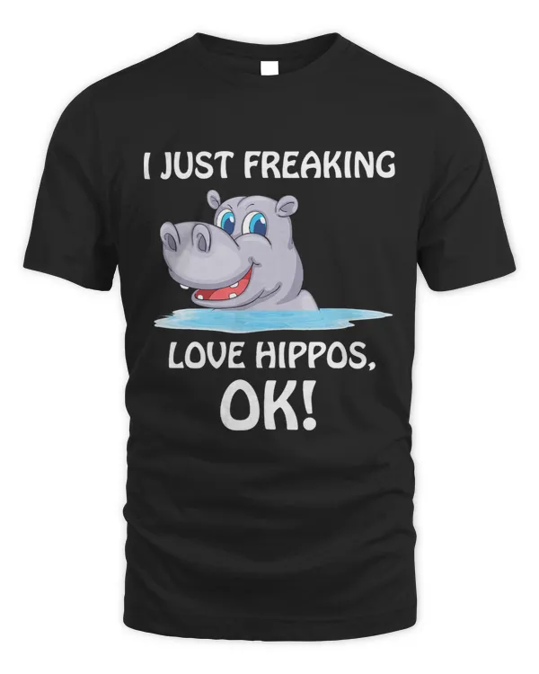 Funny Hippopotamus Really Love Hippos Ok Animal Lovers