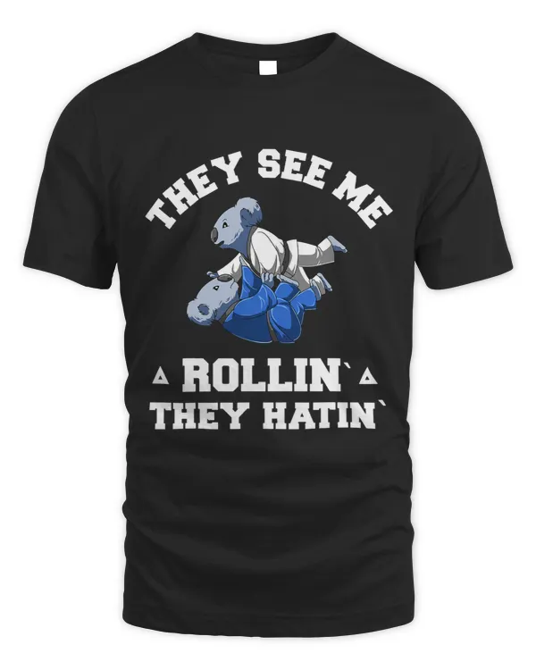 Funny Jiu Jitsu Rollin BJJ Grappling Koala