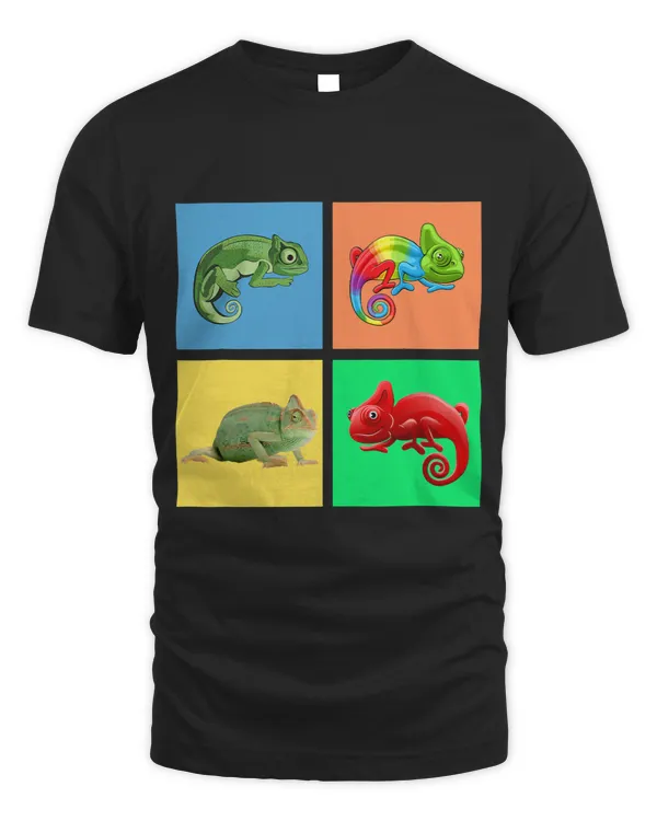 Funny activity of chameleon