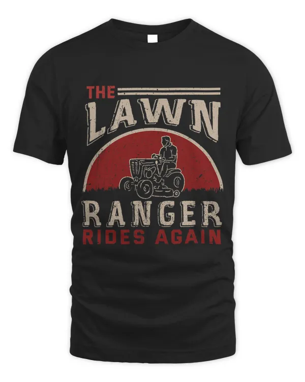 Funny Lawn Tractor Mowing The Lawn Ranger Rides Again 2