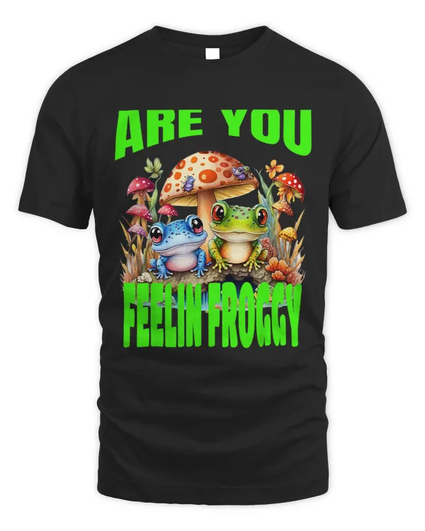 Funny Are you feelin Froggy Cute Lilly Pad Frog 2