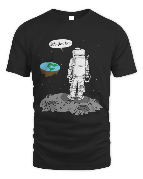 Funny Astronaut Moon Landing Flat Earth Its Flat Bro