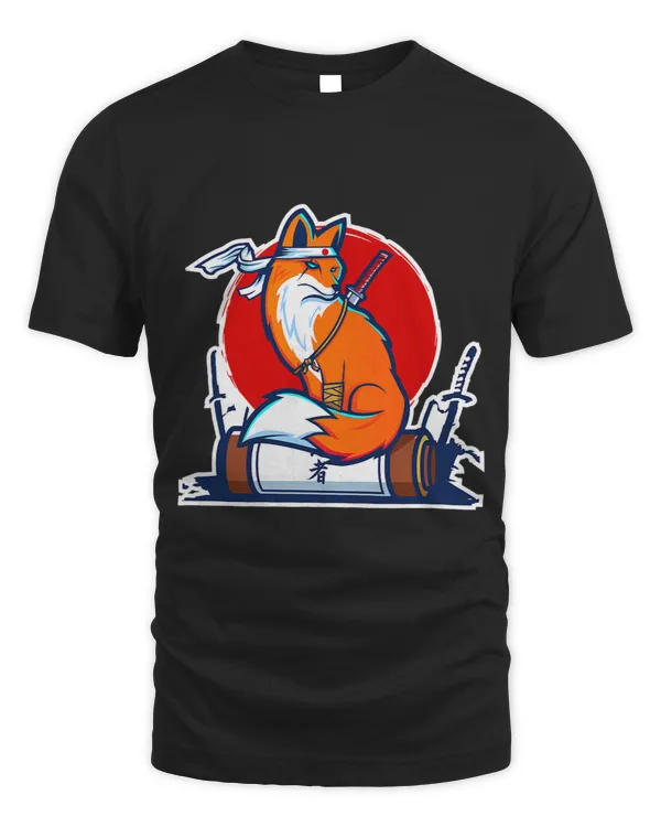Japanese Samurai Kitsune Fox Tokyo Japan Samurai