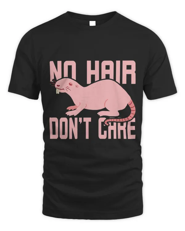 Funny bald naked mole rat no hair dont care