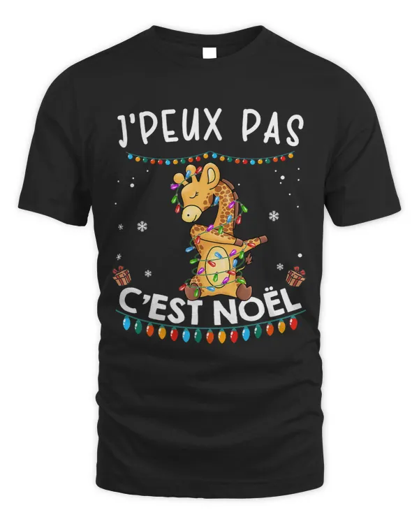 Funny Merry Christmas Humour Gift Giraffe Animal Christmas Family