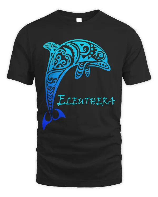 Eleuthera Bahamas Vintage Retro Tribal Dolphin Vacation