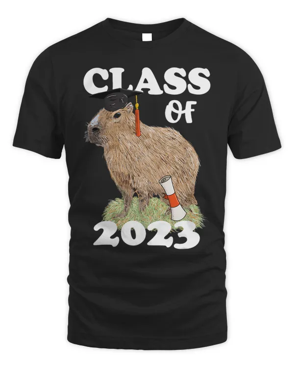 Class of Graduation Capybara Animal Senior Graduate