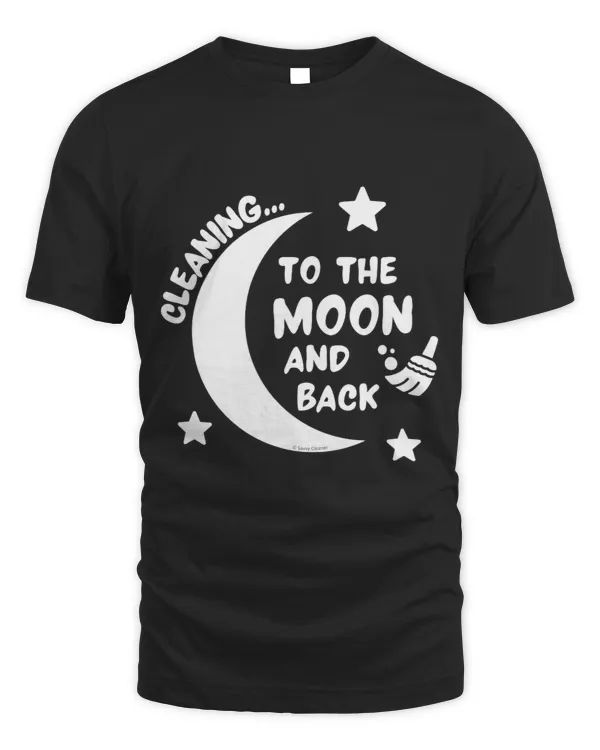 Cleaning to the Moon Retro Cleaning Lady Gift Housekeeper