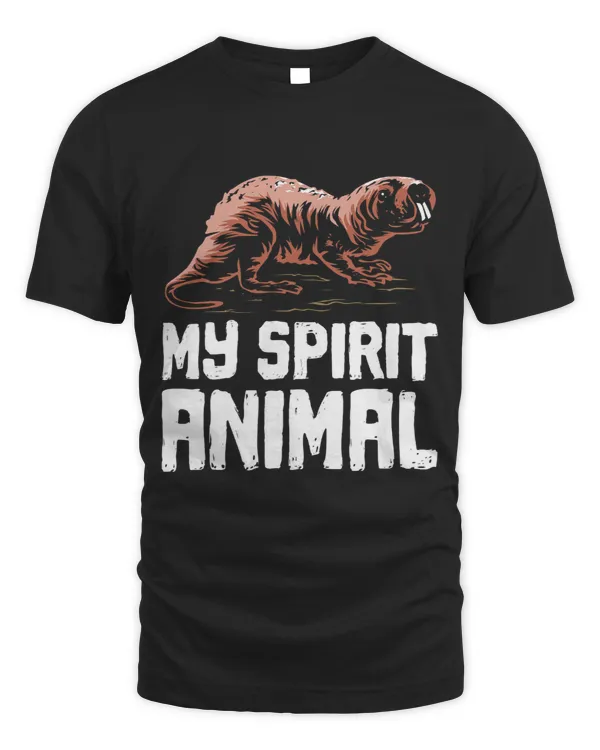 Funny Naked Mole Rat Gift For Men Women Cool Spirit Animal 1